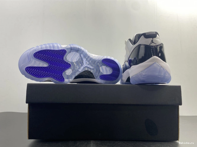 Rep BK mens black  white jordan retro low air 528895-153 